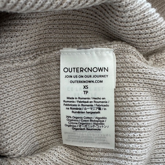 Outerknown Nostalgic Sweater in Chroma Rainbow, XS - Picture 4 of 5